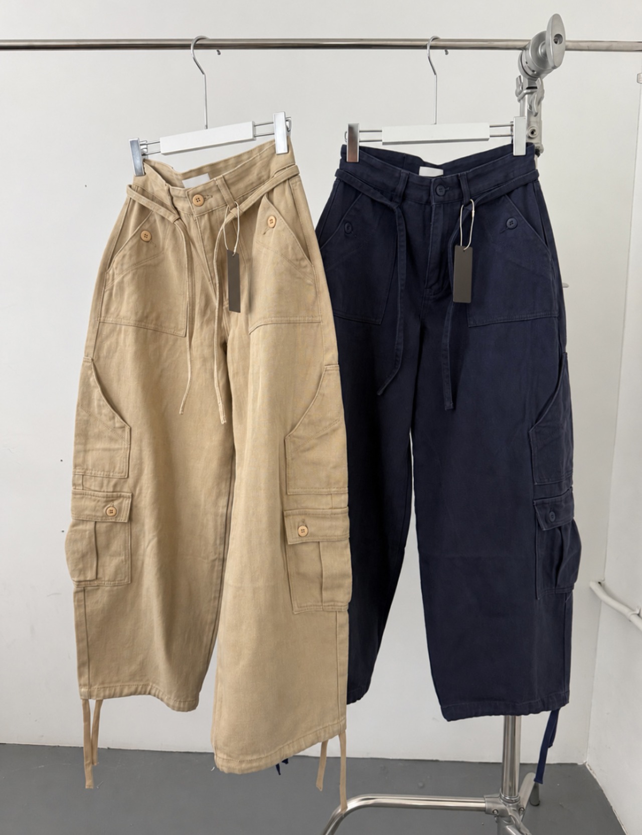 【新作5％OFF・3日間】Belted Cargo Pants_3sizes