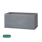長角プランター S 60 x 30 x 30 cm グレー