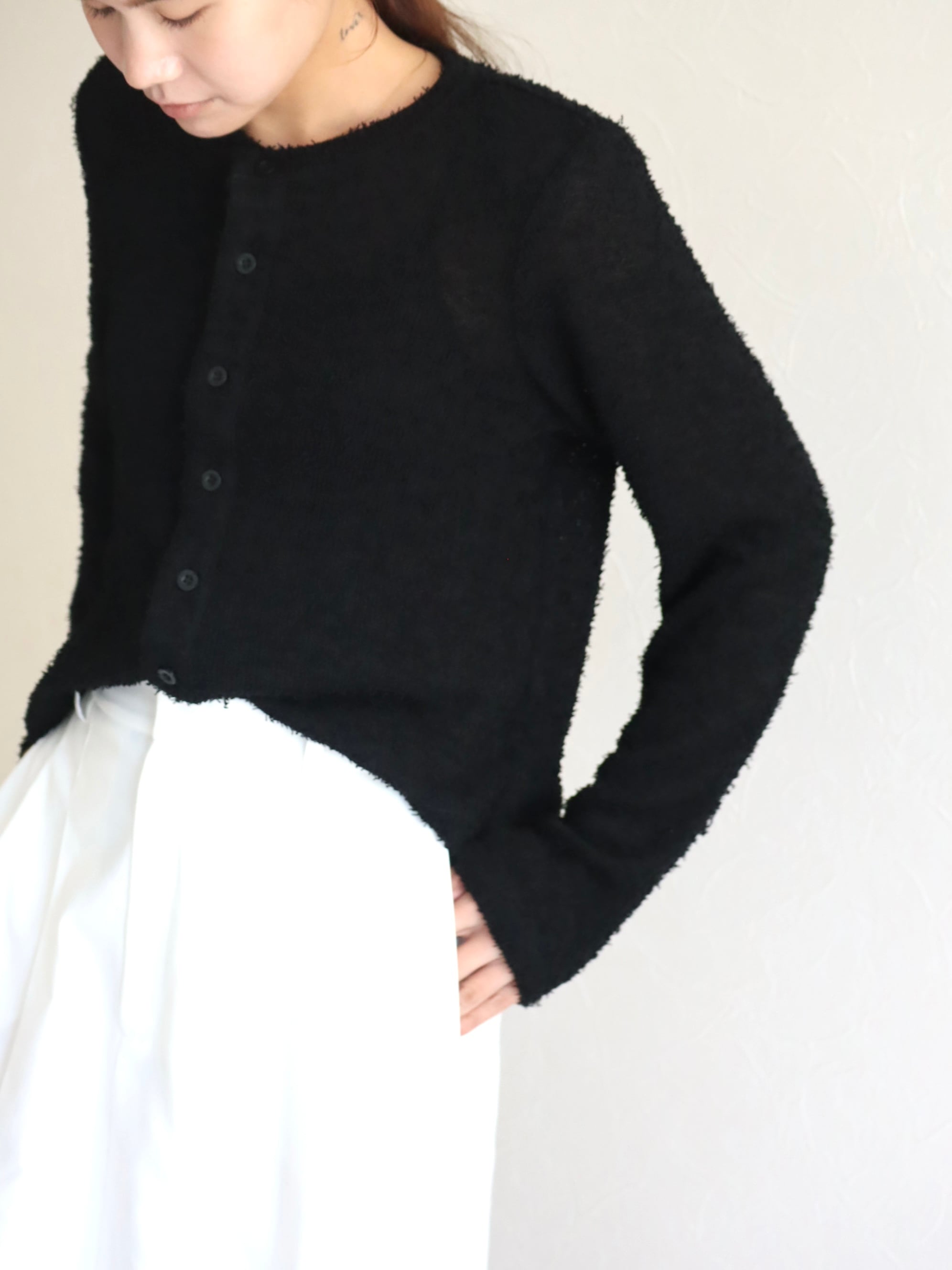 ⭐︎新品未使用⭐︎ ella_selectshop ella_selectshop エラ カーディガン ブラックの通販はau PAY