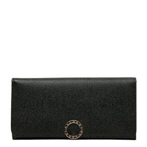 ブルガリ ブルガリブルガリ 長財布 ブラック レザー レディース BVLGARI 【中古】