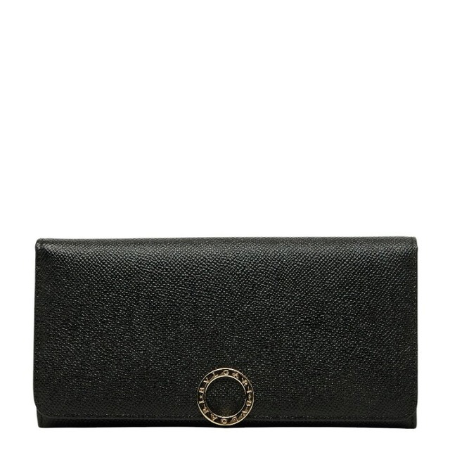 ブルガリ ブルガリブルガリ 長財布 ブラック レザー レディース BVLGARI 【中古】