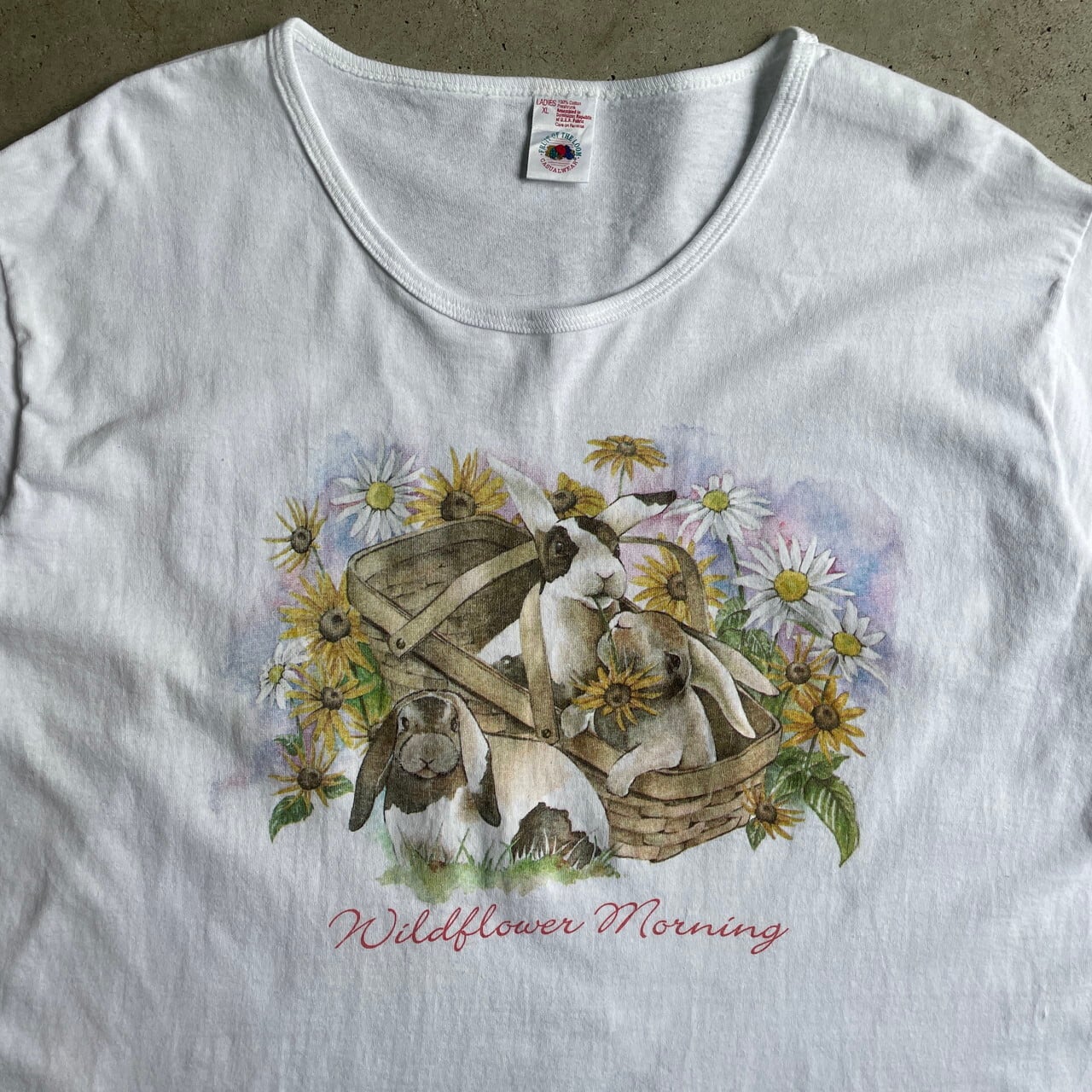 ヴィンテージ　Tシャツ　花柄