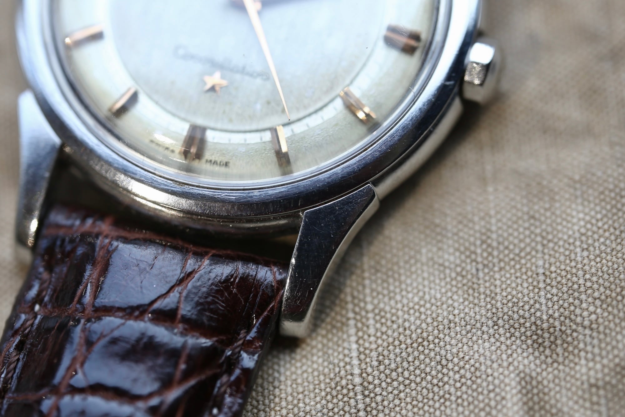 希少　OMEGA Constellation ヴィンテージ　コンステレーション OMEGA】 1959年製 コンステレーション ノンデイト ローズゴールド