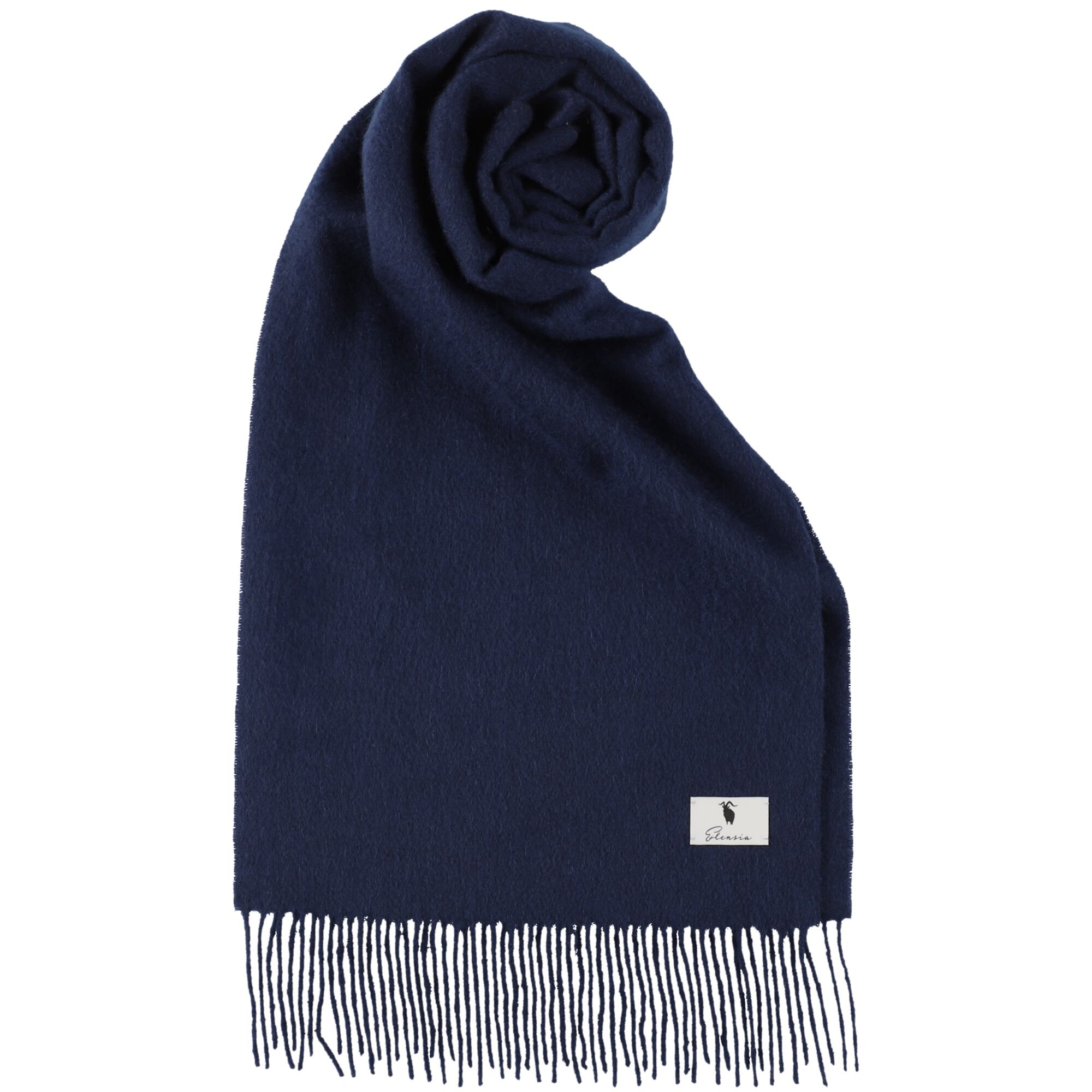 カシミヤ100％マフラー ネイビー | Elensia (エレンシア)｜カシミヤ  