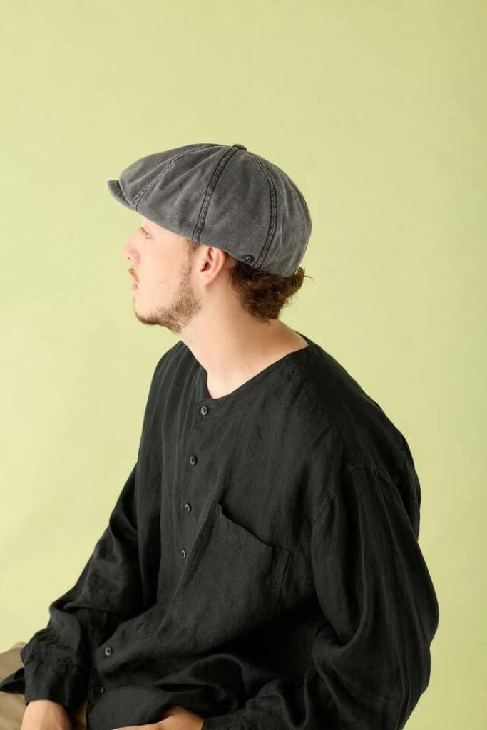 帽子 CPH 575PD CASQUETTE/ PIGMENT DYE / BLACK CPH(C-PLUS HEAD WEARS) 【575PD CASQUETTE/PIGMENT DYE】 ☆BLACK