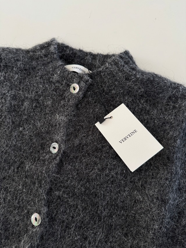 (即納) verveine / Lucy alpaca whole garment cardigan