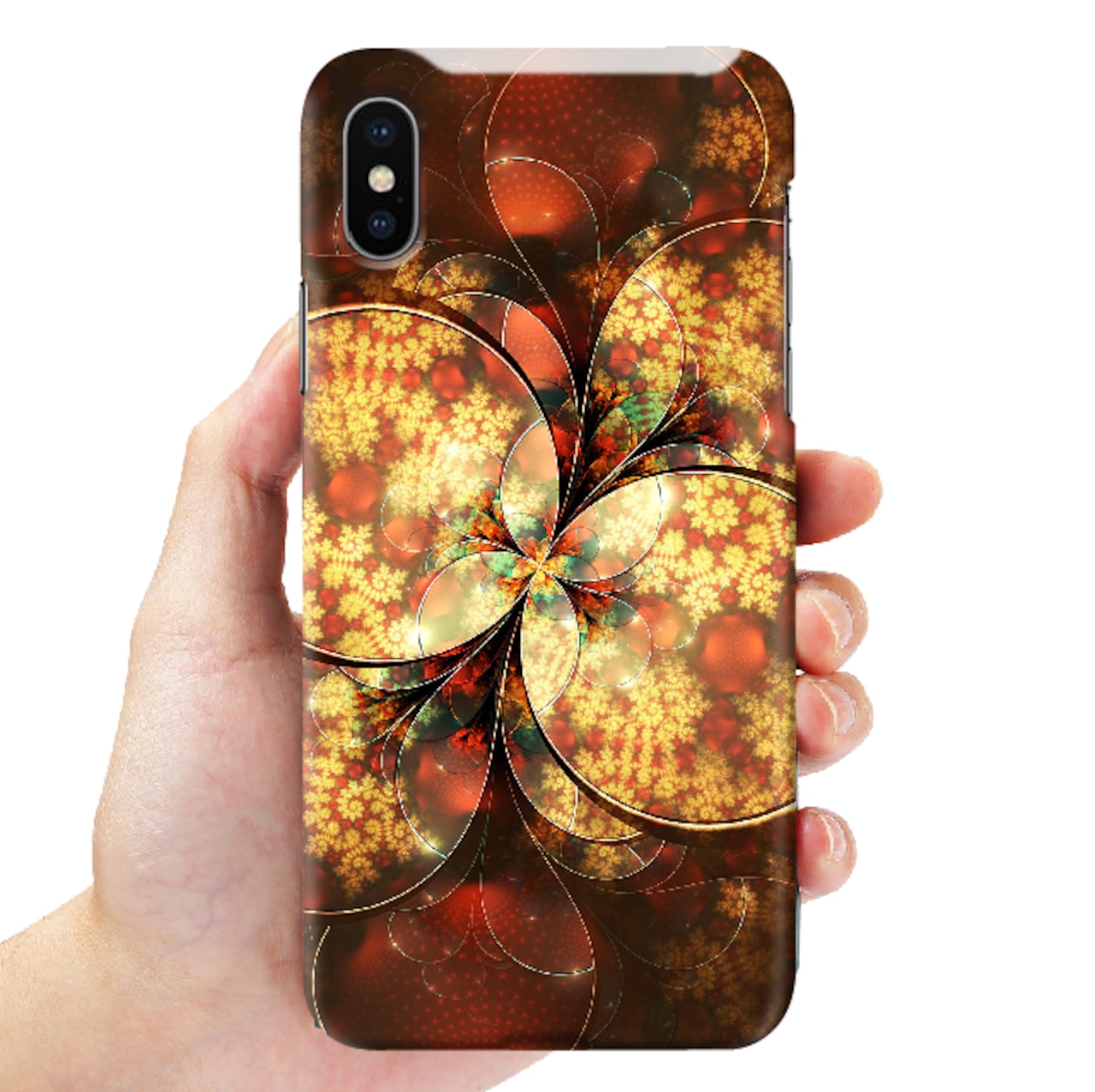 花鏡 - 和風 iPhoneケース
