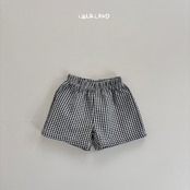 【取寄/韓国直送】LALALAND 26/SM （Kids）チェックハーフパンツツ｜夏服｜韓国子供服