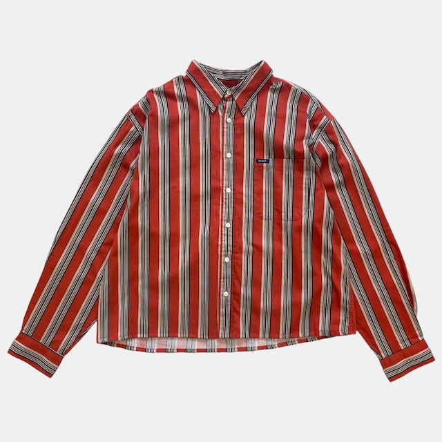 USED remake IVY CREW Classic, stripe shirts - red,orange