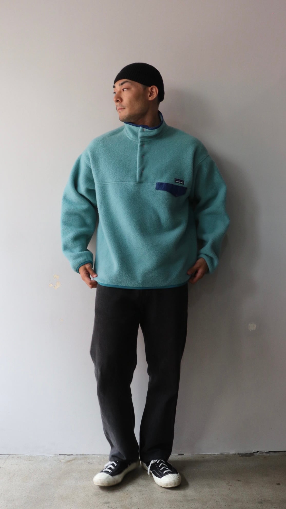 美品　90s パタゴニア シンチラ スウェット スナップT PATAGONIA