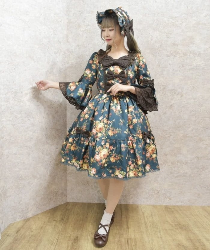 axes femme kawaii アンティーク ドール ワンピース アンティーク