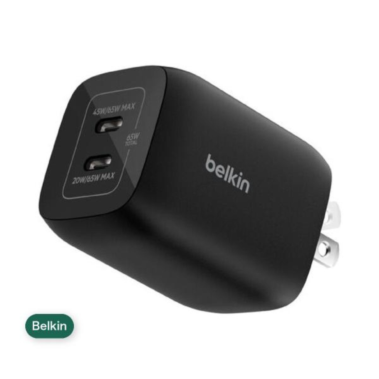 Belkin デュアル USB-C ウォールチャージャー 65W