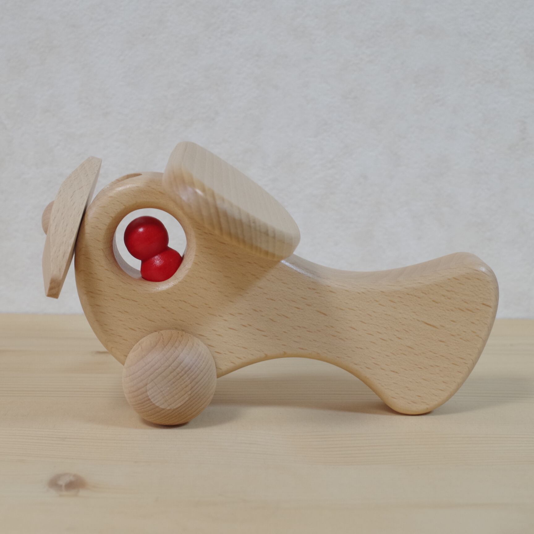 ケラー社 ドイツ製 木のおもちゃ 飛行機 三人乗り 廃盤・貴重】ケラー