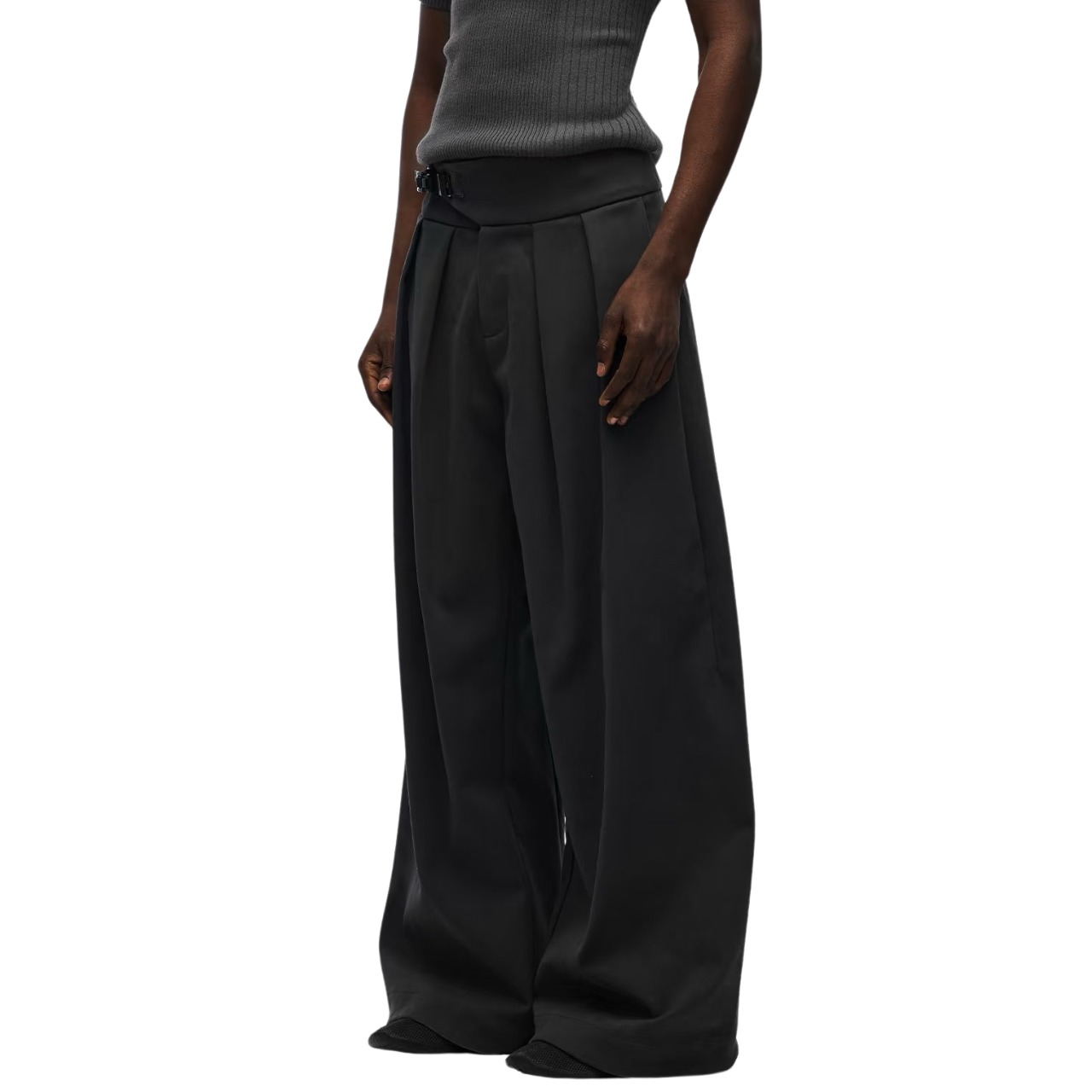 BEVAN UP Slide Buckle Trousers