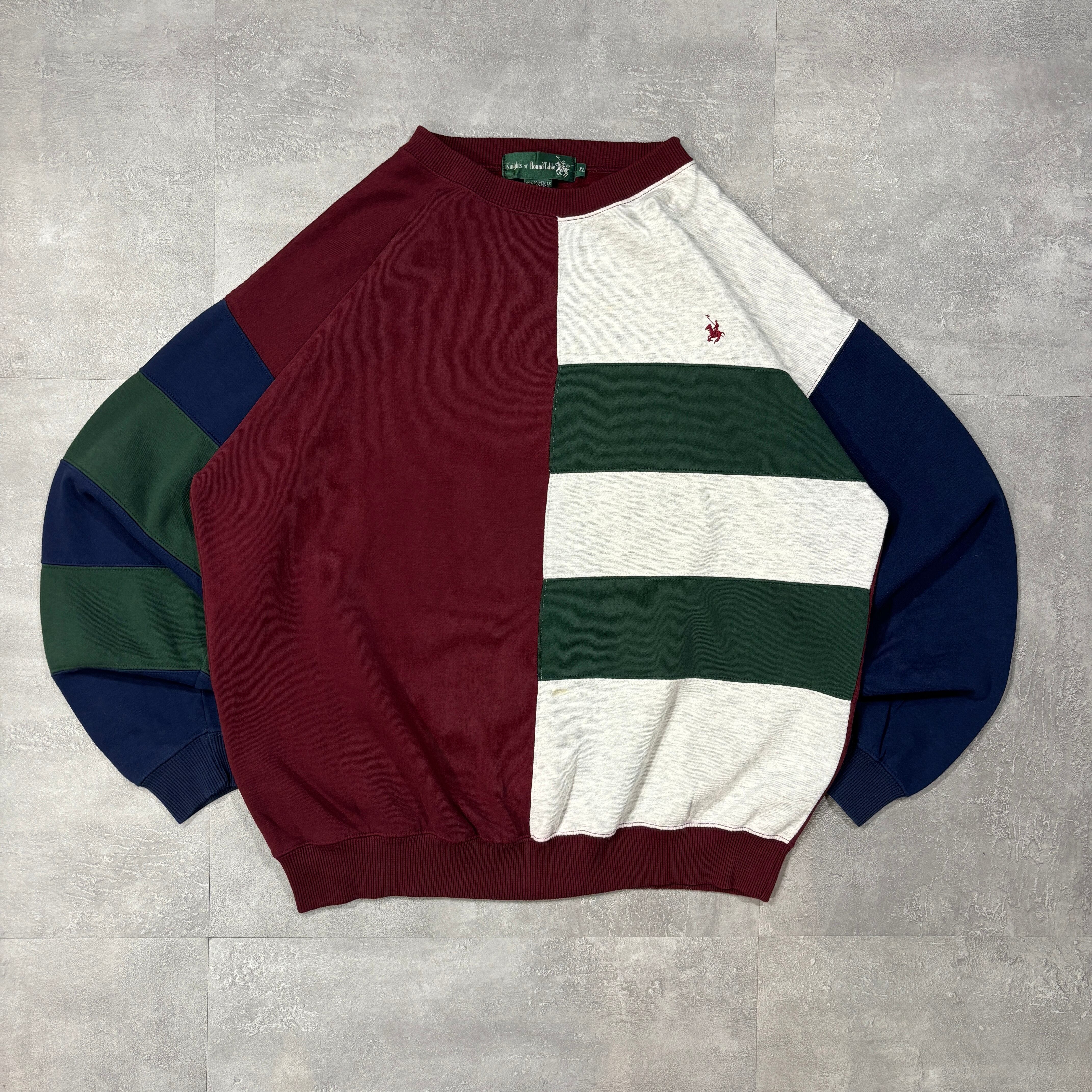 《XL》 Knights of Round Table ナイツオブラウンドテーブル マルチカラー スウェット No.4041