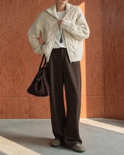 Wide straight Pants N1005