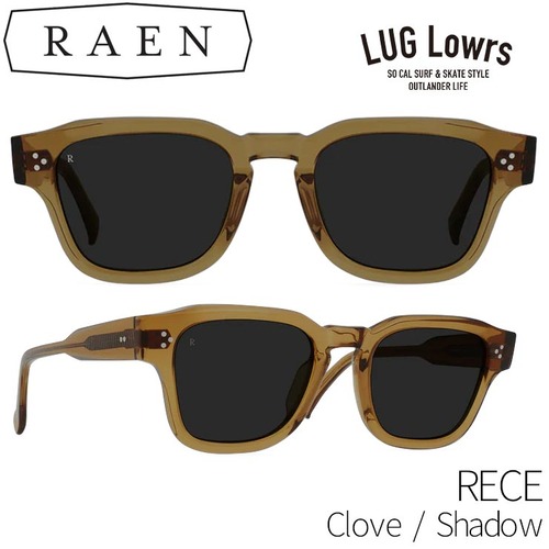 RAEN Optics レーン レイン サングラス RECE Clove / Shadow メンズ レディース 100U232REC-S657-51 日本代理店正規品