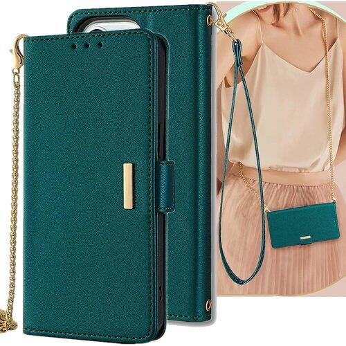 iPhone13 mini ケース 手帳型 ショルダーケース iPhone 13 mini ストラップケース いphone13mini 携帯カバー いphone13 ミニ 手帳ケース アイフォン13 mini アイホン13ミニ 携帯ケース 耐衝撃 カードケース 手帳 case 適用 Cobeimisr ショルダー 肩がけ ストラップ 斜め掛け スマホケース ダーク グリーン 2831