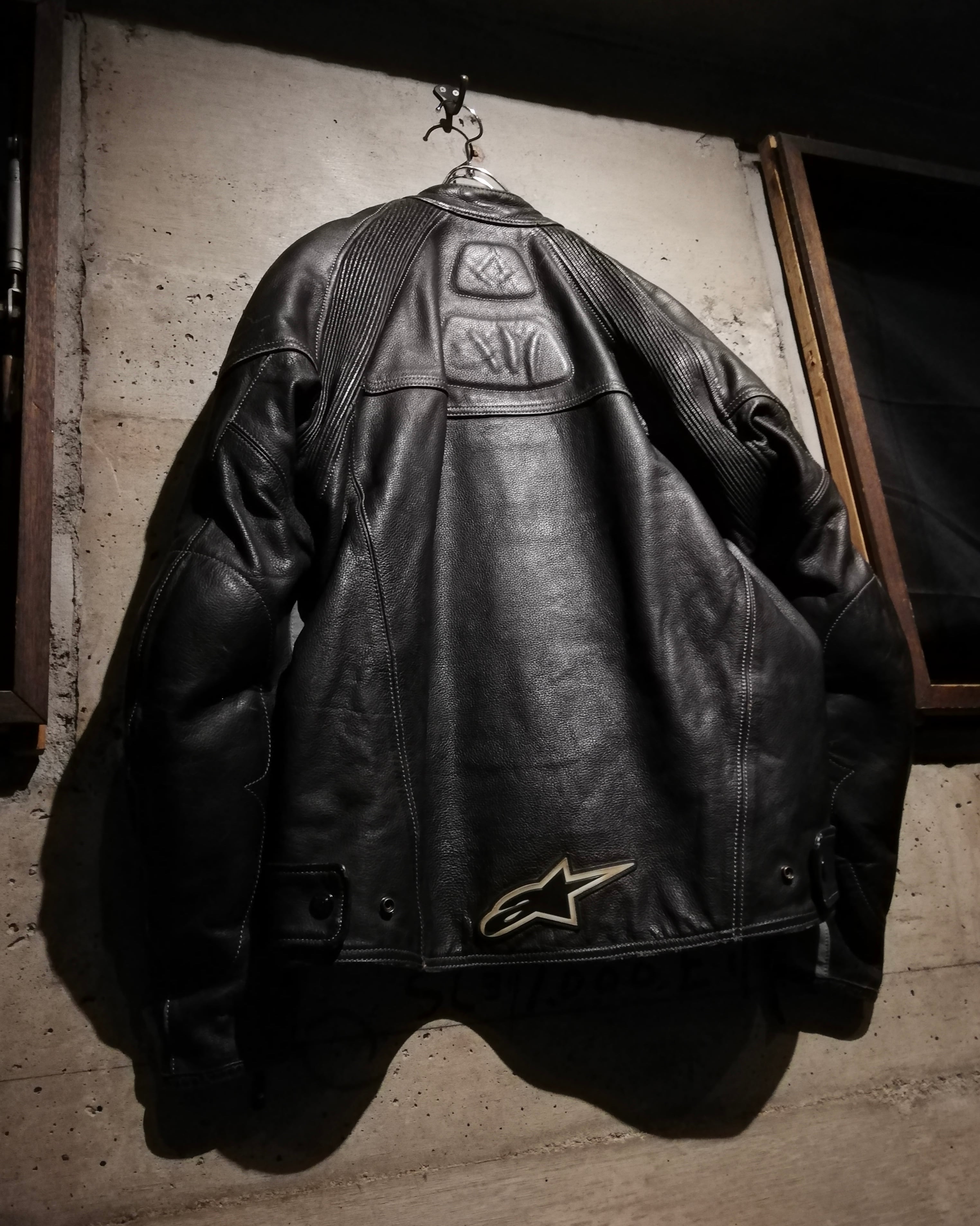 Caka】“Alpinestars” Various Gimmick Racing Leather Jacket | Caka