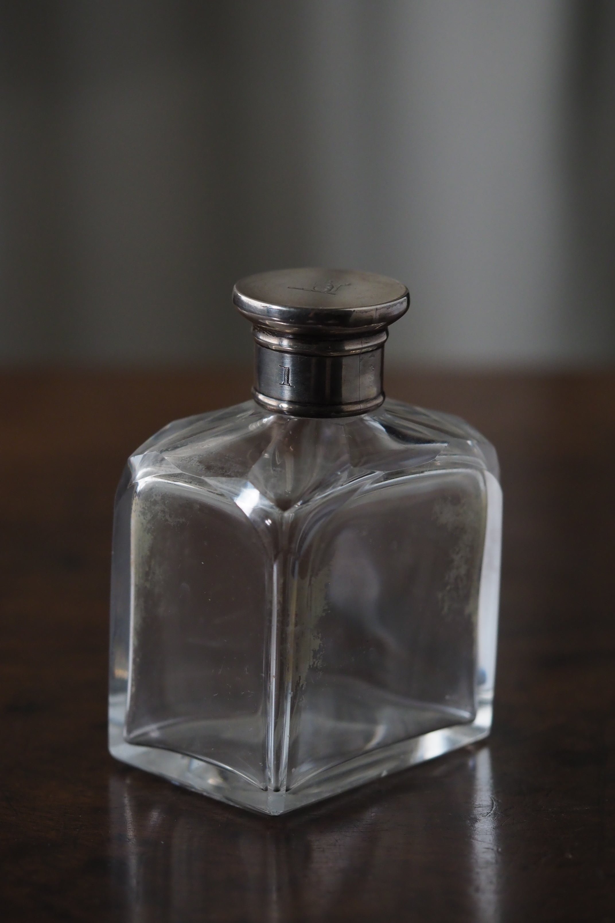 クリスタルガラス製コロンボトル No.1-antique glass perfume bottle