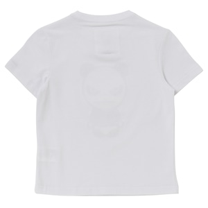 送料無料【HIPANDA ハイパンダ】キッズ Tシャツ KID'S BASIC LOGO PRINT SHORT SLEEVED T-SHIRT / WHITE・BLACK