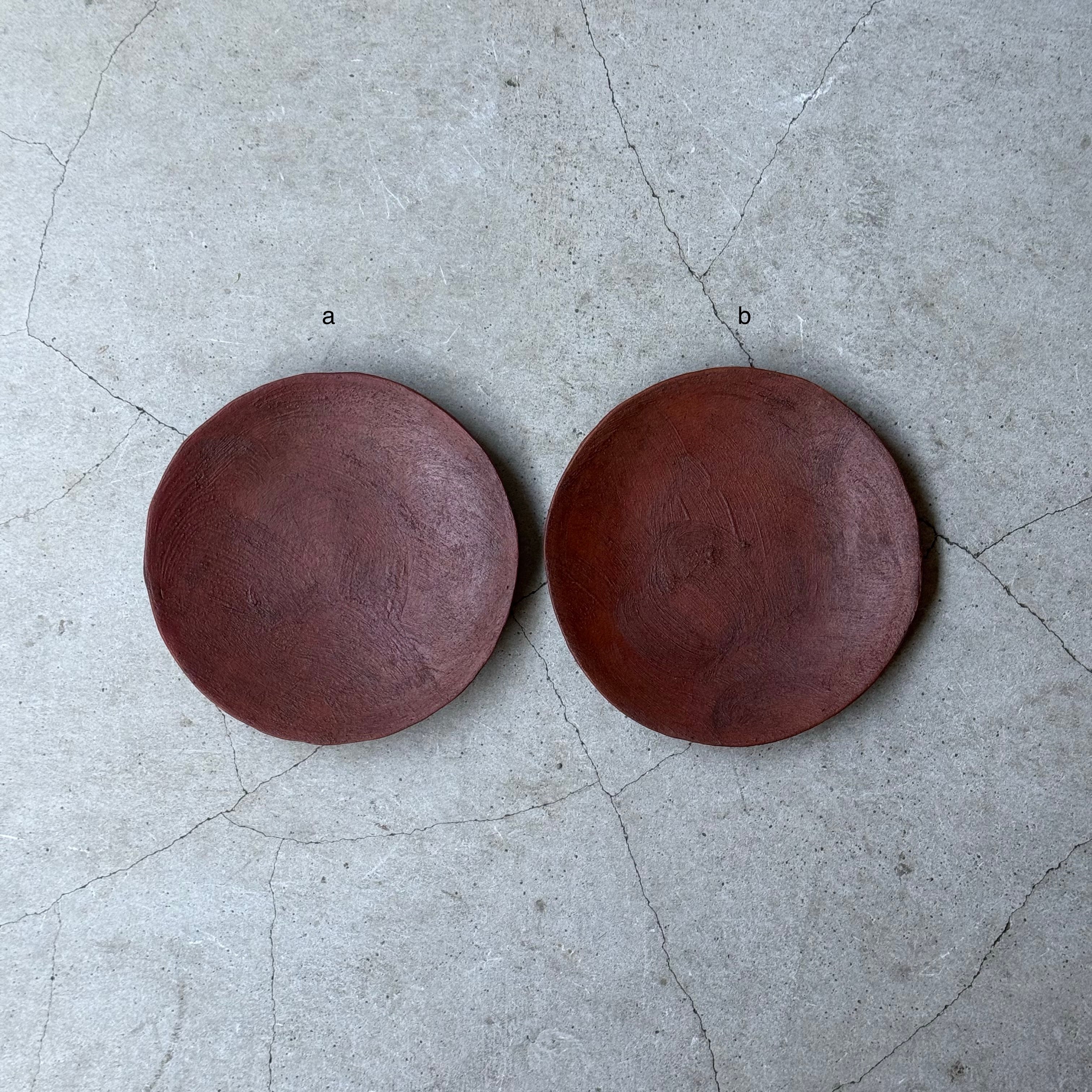 西川聡 赤い皿 | gallery 一白