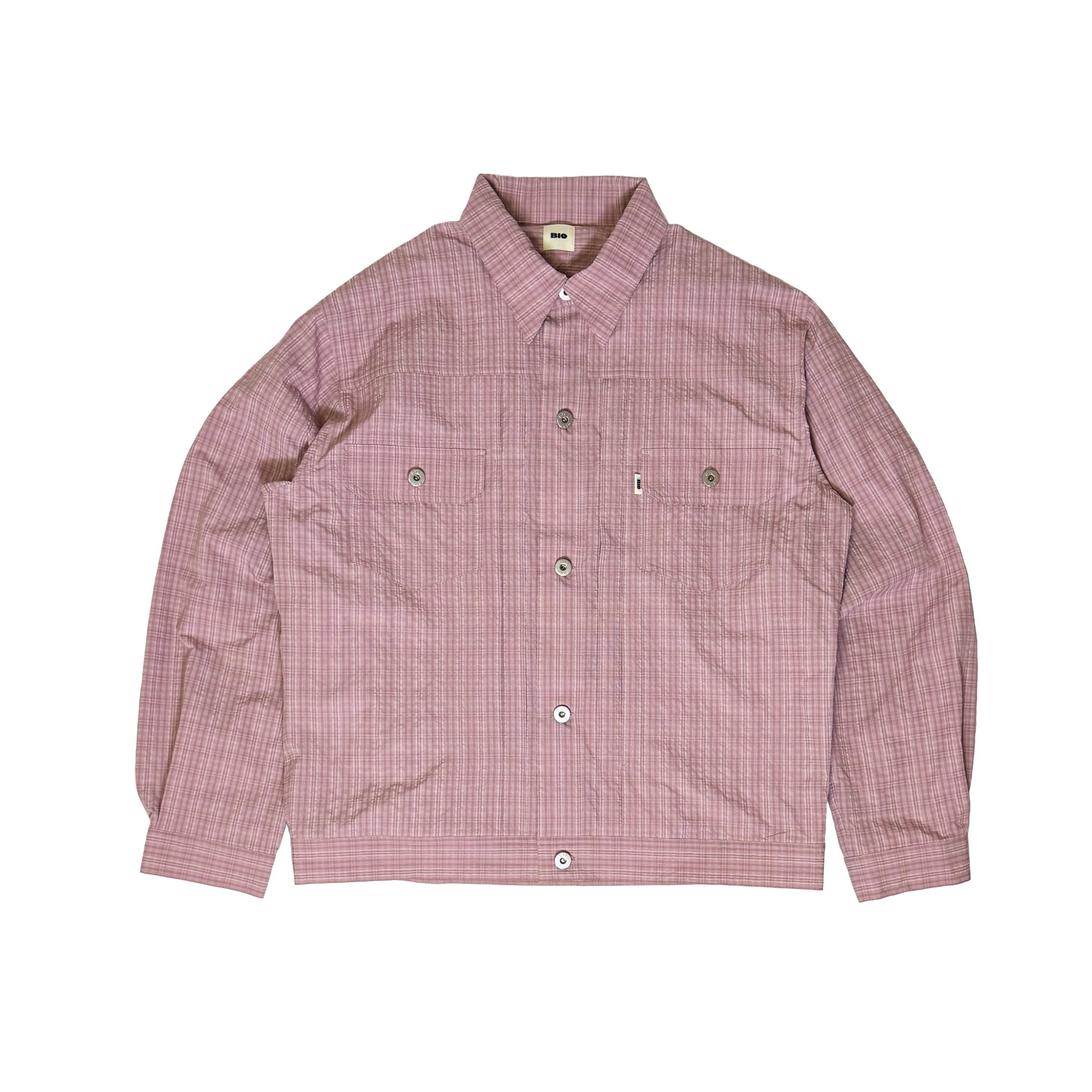 ジャケット・アウター BIO WEAR ACTIVE CHECKED TRUCKER JACKET ACTIVE CHECKED TRUCKER JACKET | BIO