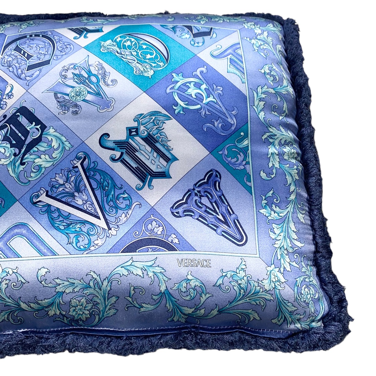 VERSACE silk cushion