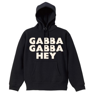 【個人的に欲しかったシリーズ VOL5】"GABBA GABBA HEY"Hoodie /  BLK : IVORY