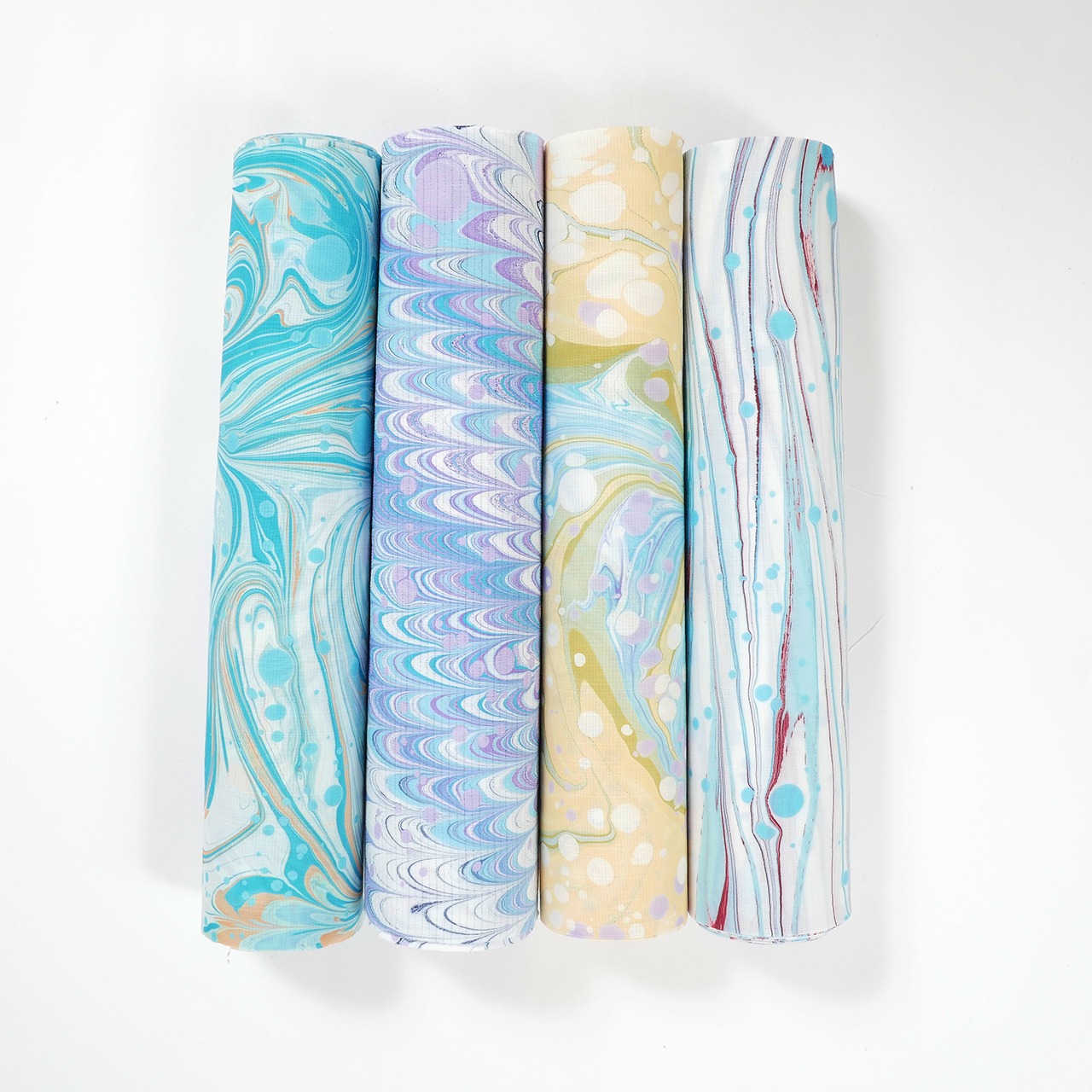 「流星群、光のベールを纏う墨流し」〜ピーコック×ドット柄〜セオアルファ