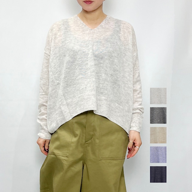 C.T.plage シーティー・プラージュ Aily alpaca v neck pullover CT26304  2026秋冬新作 [送料無料]