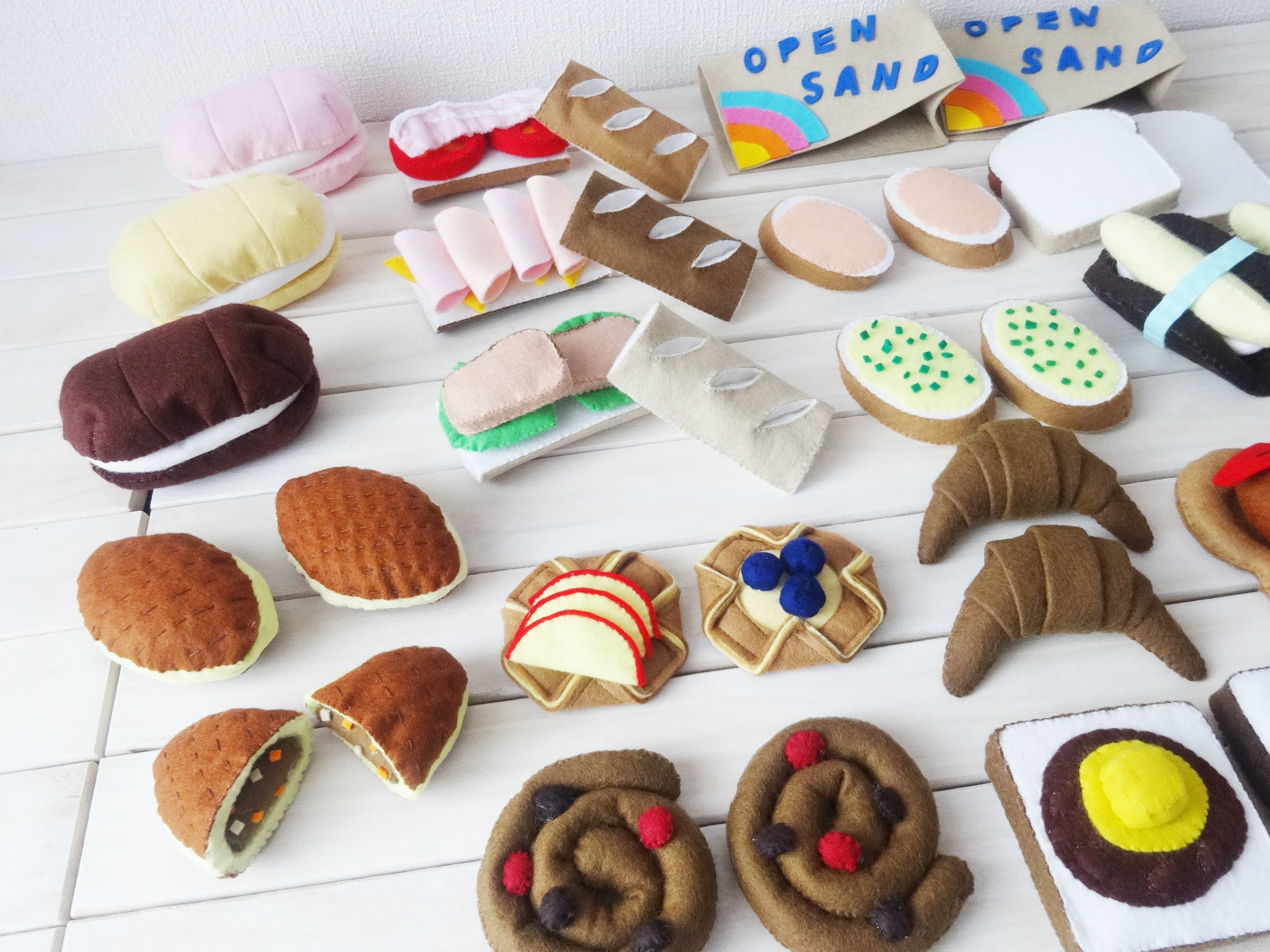 ③フェルトままごと　ふんわりパン屋さん　オーダーページ ③フェルトままごと ふんわりパン屋さん オーダーページ フェルト