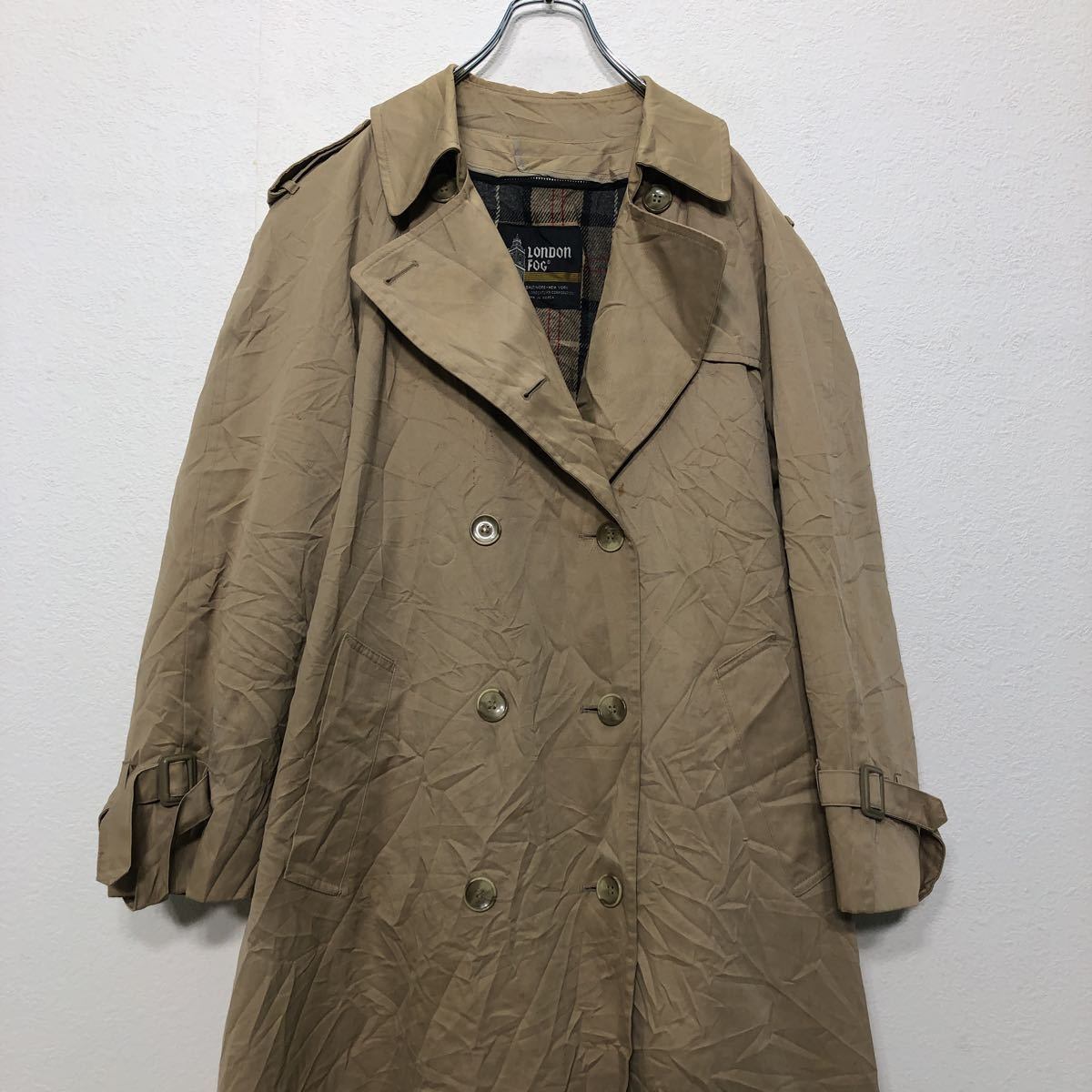 【美品】London Fog トレンチコート ライナー チェック L