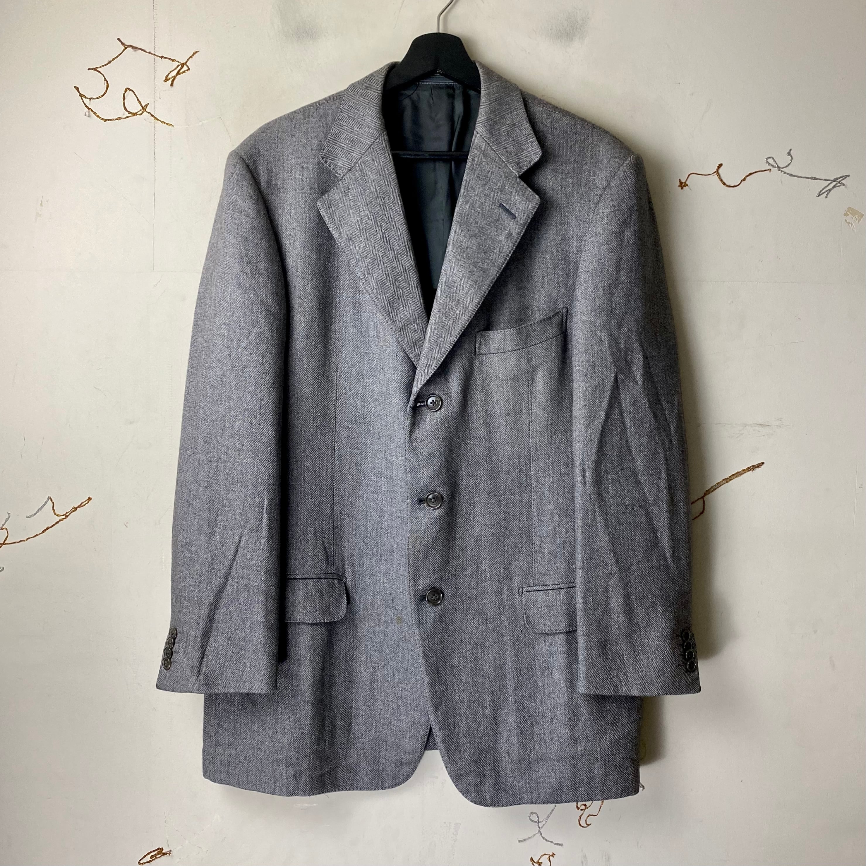 ERMENEGILDO ZEGNA cashmere × silk tailored jacket | NOIR ONLINE