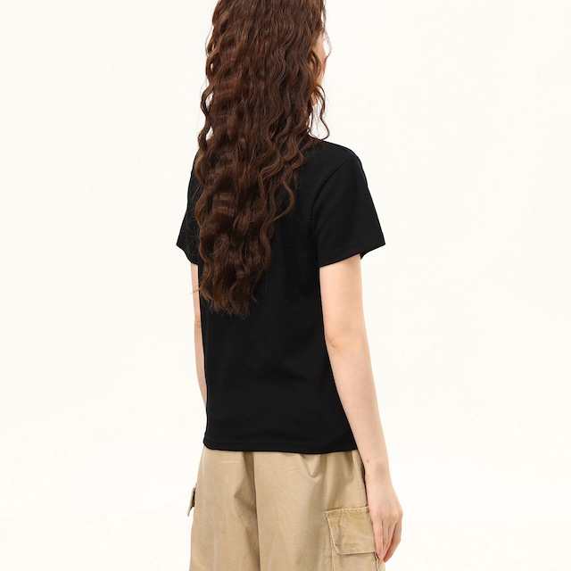 スターレタリンググラフィックプリントTシャツ 1col R02436