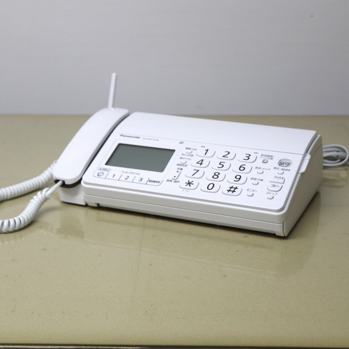 Panasonic・パナソニック・FAX電話機・子機付き・KX-PD215・No.230119