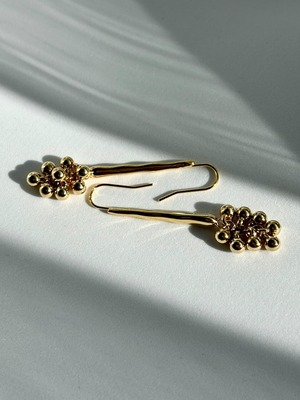 metal ball pierce （gold×gold）