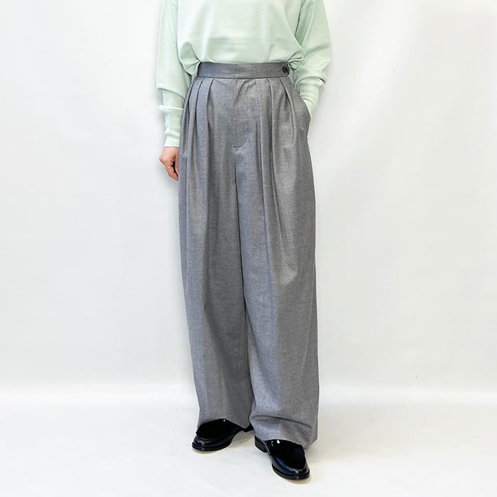 CLUBHAUS Tailored Trousers - Lサイズ　グレー CLUBHAUS Tailored Trousers - Lサイズ グレー
