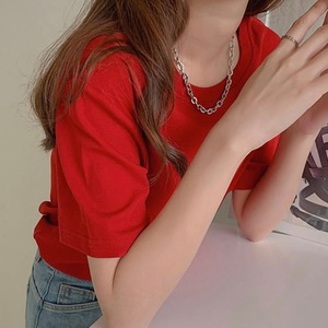 シンプルカラーTシャツ　A1703