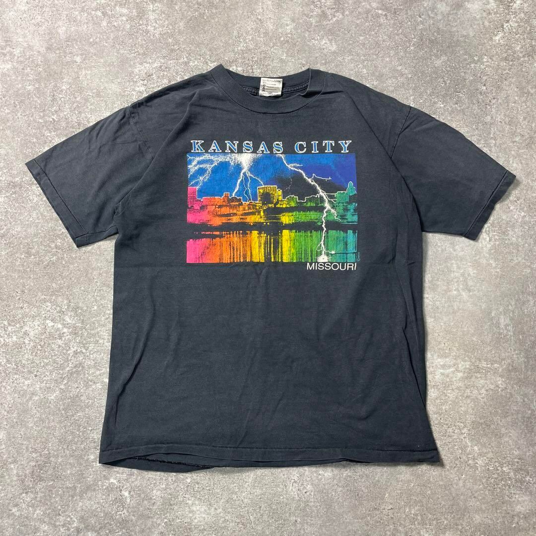90s vintage Kansas City Tシャツ シングルステッチ