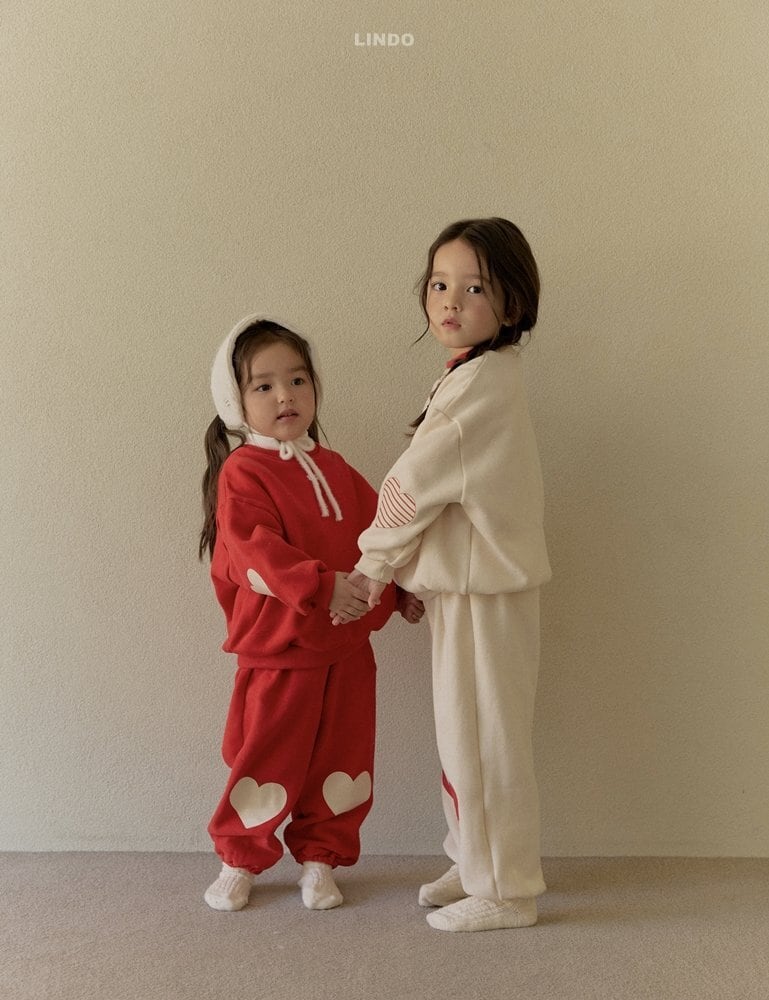 【予約商品】big heart jogger pants