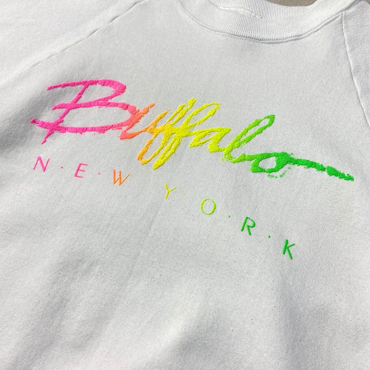 80年代 USA製 FRUIT OF THE LOOM フルーツオブザルーム Baffalo 
