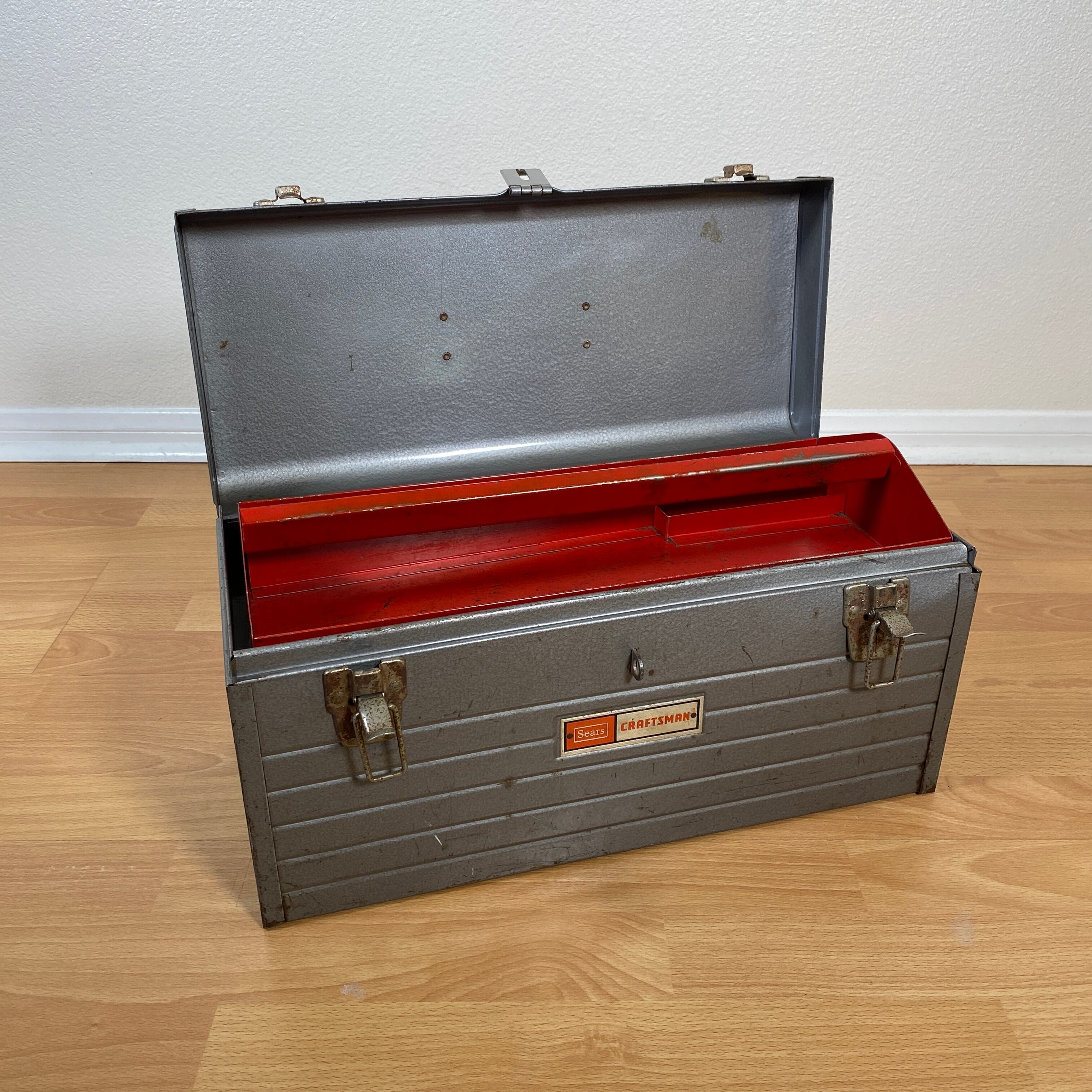 アメリカン　ヴィンテージ　家具　ツールボックス　工具箱　赤　CRAFTSMAN アメリカン ヴィンテージ 家具 ツールボックス 工具箱 赤 CRAFTSMAN