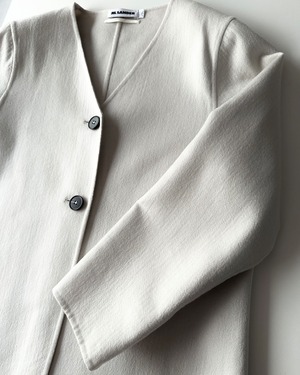 JIL SANDER　WOOL V-NECK JACKET