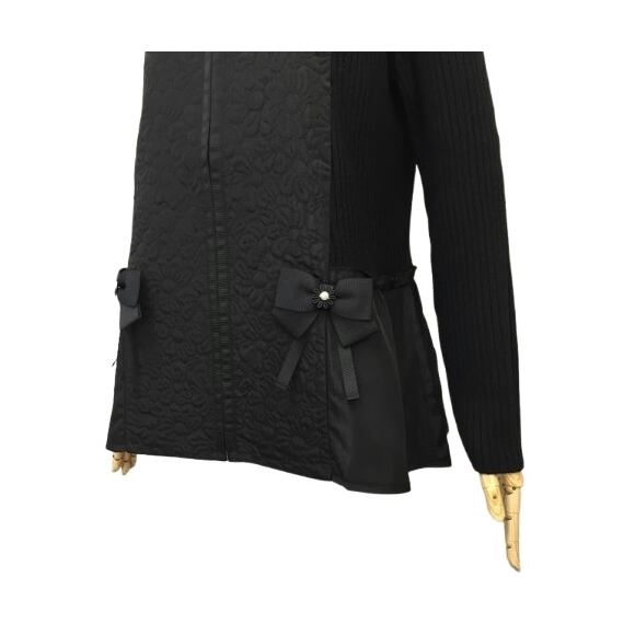 50％OFF！】スーパービューティー ジャケット キルティング ニット切替