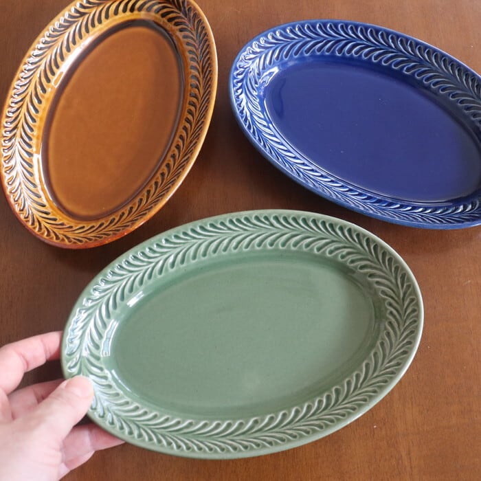 波佐見焼　オーバル皿【5枚】 波佐見焼 翔芳窯 オーバル皿 Hasami-yaki Elliptical plate #166