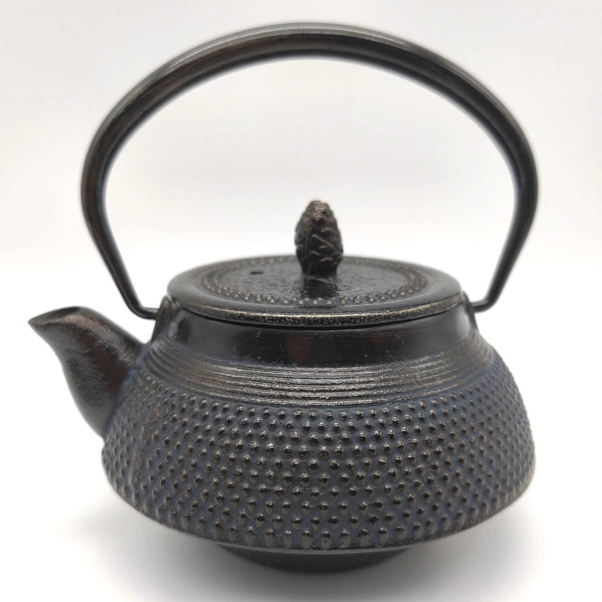 南部鉄器・岩鋳・鉄瓶・鉄急須・鉄器・台座付き・伝統工芸・No.250615