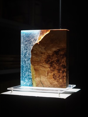 Cube 24size 水目桜瘤×DeepWater