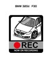 外車 BMW 320d　F30 ボディ25色設定 ドラレコRECステッカー