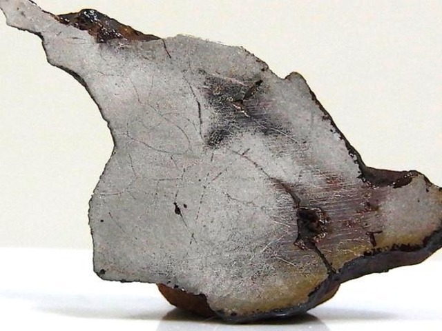 【 隕石 】 鉄隕石 AGOUDAL 3.5g スライス ヘキサヘドライト モロッコ